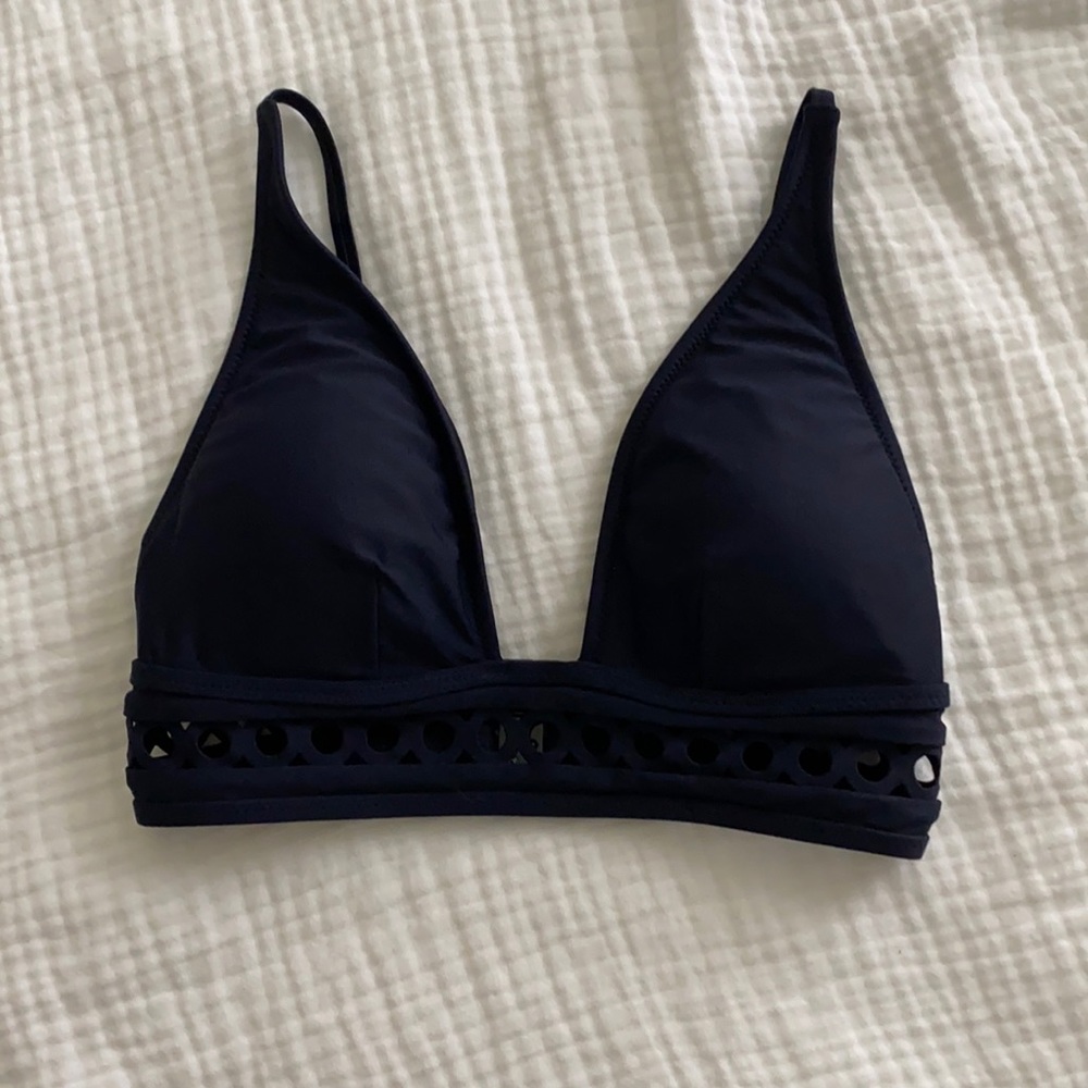 J crew plunge bikini top XXS (32A)